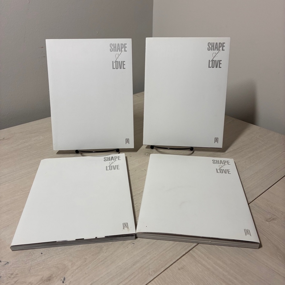 MONSTA X Shape Of Love Mini Album Set Ver 1 2 3 4 PB Kpop Photobook 2022